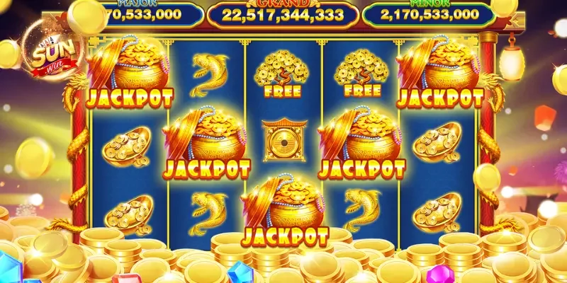 Bắt đầu quay slot game và chờ kết quả