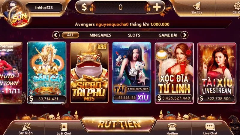 Mỗi người chơi cần tài khoản để đăng nhập Sunwin