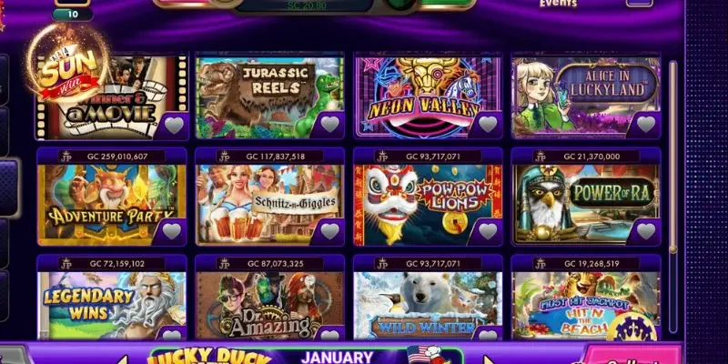 Một số Slots game nổi bật tại Sunwin