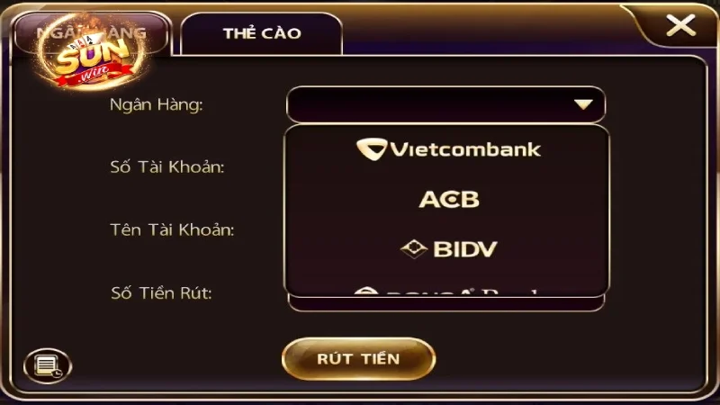 Các hướng dẫn rút tiền Sunwin an toàn và chi tiết nhất cho người mới