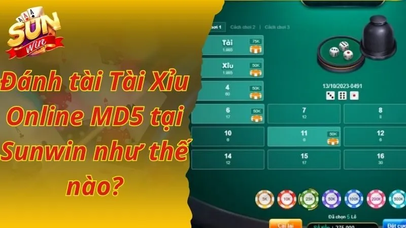 Đánh tài Tài Xỉu online MD5 tại Sunwin như thế nào?
